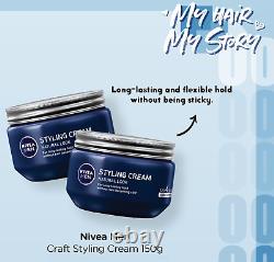 10X Nivea Men Hair Styling Cream for long-lasting & flexible hold healthy shine