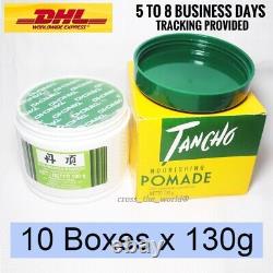 10 Boxes Tancho Pomade Hair Dressing (Large Size 4.5 oz. / 130 gram) DHL Express