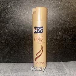 10 Lot VO5 Crystal Clear Hair Spray Extra Body 14 Hour Hold 8.5 oz Old Style Cap