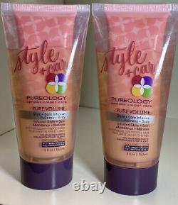 12X Pureology Pure Volume Style Care Infusion Gel Lotion Fine Hair 5oz