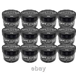 12 Hair Styling Glued Gel Black Pigmentation