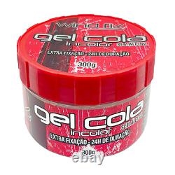 12 Hair Styling Glued Gel Clear Color