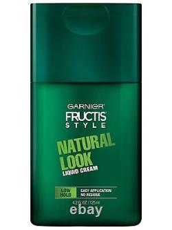 12-New Garnier Hair Care Fructis Style Natural Look Liquid Hair Cream for Men No