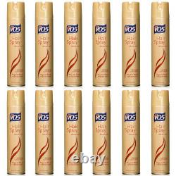 12-New VO5 Brush Out Crystal Clear 14 Hour Hair Spray Aerosol Hard To Hold 8.5oz