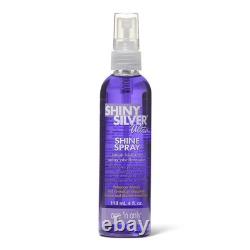 12 PACK FULL CASE One N Only Shiny Silver Ultra Shine Spray 4 oz