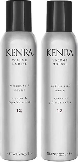 12 Pack (1 Case) Kenra Volume Hair Mouse # 12 Medium Hold 8 Oz
