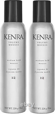 12 Pack (1 Case) Kenra Volume Hair Mouse # 12 Medium Hold 8 oz