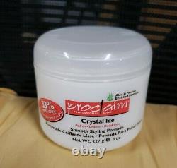 (12) Proclaim Professional Care Crystal Ice Smooth Styling Pomade 8 oz = 1 Case
