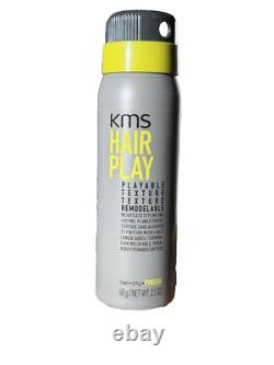 12 Travel Size KMS HairPlay Playable Texture Spray 2.1 oz TRAVEL SIZE 12 Travel Size KMS HairPlay Playable Texture Spray 2.1 oz TRAVEL SIZE