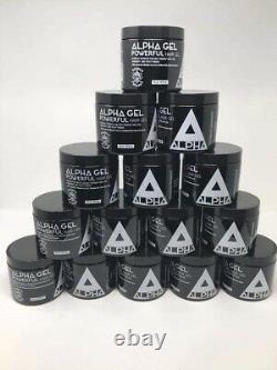 12 Units Of Alpha Powerful Hair Gel 16oz. (No-Alcohol & Water Based)