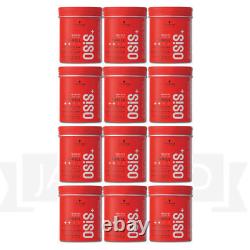12 X Schwarzkopf Osis+ Texture Thrill 3 Elastic Fiber Gum Dump & Dry Hair 3.38Oz