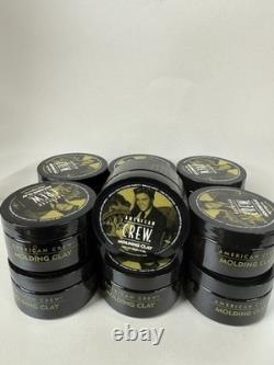 12 pack American Crew Molding Clay High Hold Medium Shine 3oz Elvis edition