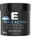 12 X Elegance Hair Gel Triple Action/extra Strong Hold Earth 500ml Each