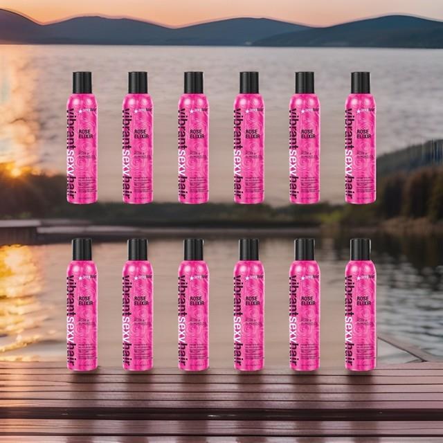 12pk Sexy Vibrant Rose & Almond Oil Hair & Body Dry Oil Mist Elixir Spray 5.1 Oz