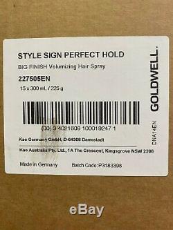 15 PACK CASE Goldwell Perfect Hold Big Finish 8.5 oz