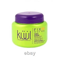16 Kuul Fix Me Wax Gel Wet Look Instant Hold Hair Product 9.52 Oz