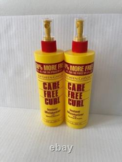 16oz SoftSheen Carson Care Free Hair Curl Instant Moisturizer Glycerine Lot of 2