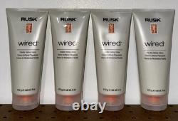 18 Pk Case Rusk Wired Cream Flexible Hold 6 Oz Hair Styling Creme / Gel / Pomade