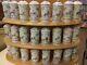 1993 Lenox Carousel Spice Jars Complete Set Of 24 With Wooden Rack