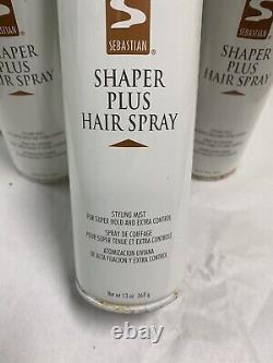 1996 New Sebastian Shaper Plus Hair Spray 13 oz HTF Full Lot Of 11 NOS Vintage