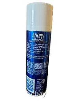(1) Adorn Hairspray 7.5 Oz Frequent Use No Build Up BLUE Can/Bottle RARE