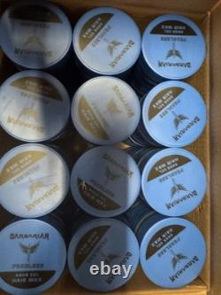 1 Case of 48 (5fl. Oz) Aqua Hair Wax Maximum Hold Full Force Hair Gel Blue