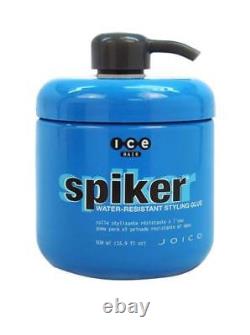 1 Joico Ice Spiker water resistant Styling Glue, 16.9 fl. Oz. 500 ml