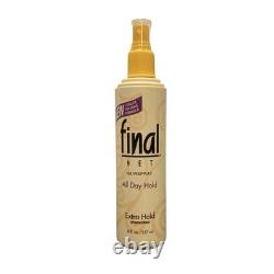 (1) New Final Net Hairspray Extra Hold Unscented All Day Hold 8 Fl. Oz