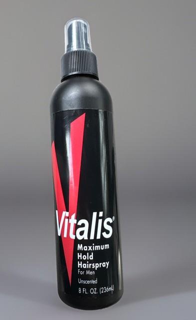 1 Vitalis Maximum Hold Hairspray For Men Unscented Styling Hair Spray, 8 Oz