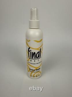 1x Final Net Non-Aerosol Hairspray Extra Hold, 8 FL Oz, Brand New