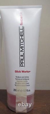 1x Paul Mitchell Flexible Style Slick Works Texture and Shine 6.8 Oz