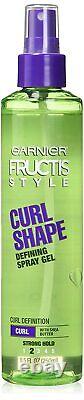 24-New Garnier Fructis Style Curl Shaping Spray Gel Curl Defining Strong 8.5 oz
