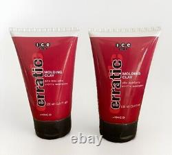 2X Joico Ice Erratic Molding Hair Clay 3.4 Fl Oz / 100ml Each NEW