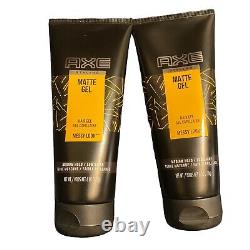 2 AXE Urban Messy Look Matte Gel 6 oz 170 g Medium Hold Low Shine Discontinued