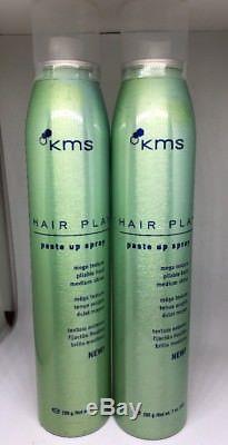 (2) Kms Hair play Paste Up hair Spray 7 oz Each