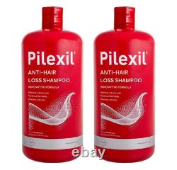 2 PACK Pilexil Shampoo Anti Hair Loss 900ml EXP 02/2027