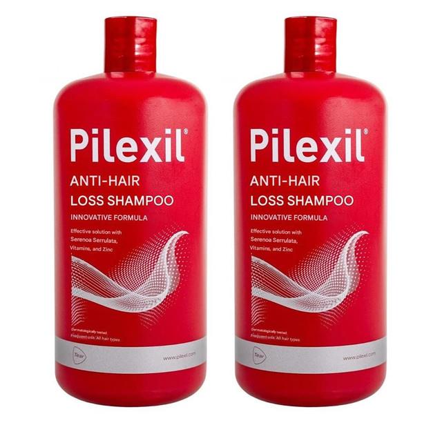 2 Pack Pilexil Shampoo Anti Hair Loss 900ml Exp 02/2027
