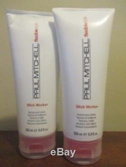 (2) Paul Mitchell Slick Works Texture and Shine 6.8 oz