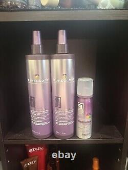 2 Pureology Color Fanatic Multi-Tasking Leave-In Spray 13.5 oz+ conditioner whip