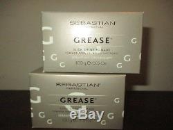 (2) Sebastian Grease leather slick shine Pomade 3.5 oz