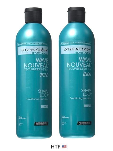 (2) Softsheen Carson Wave Nouveau Shape Lock Step 3 Conditioning Neutralizer