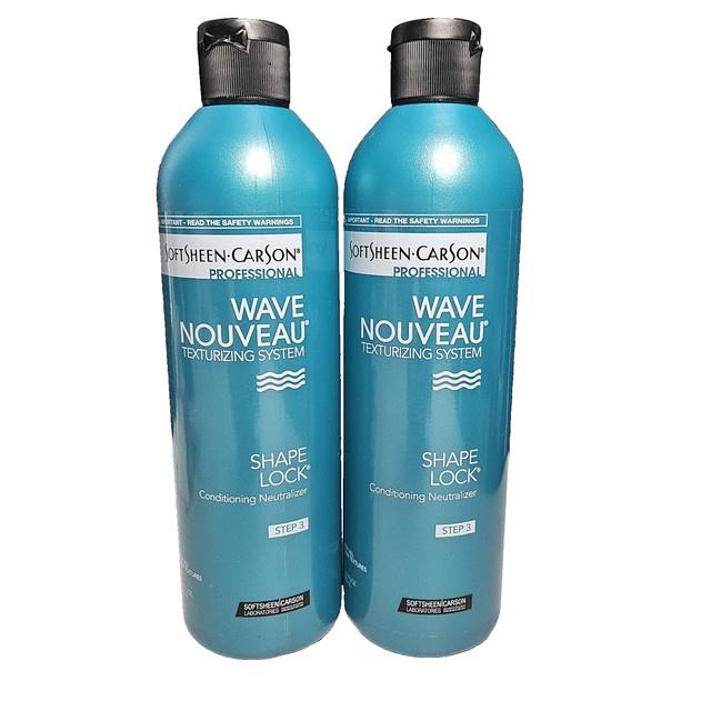 (2) Softsheen Carson Wave Nouveau-shape Lock Step 3 Neutralizer 16.9 Oz