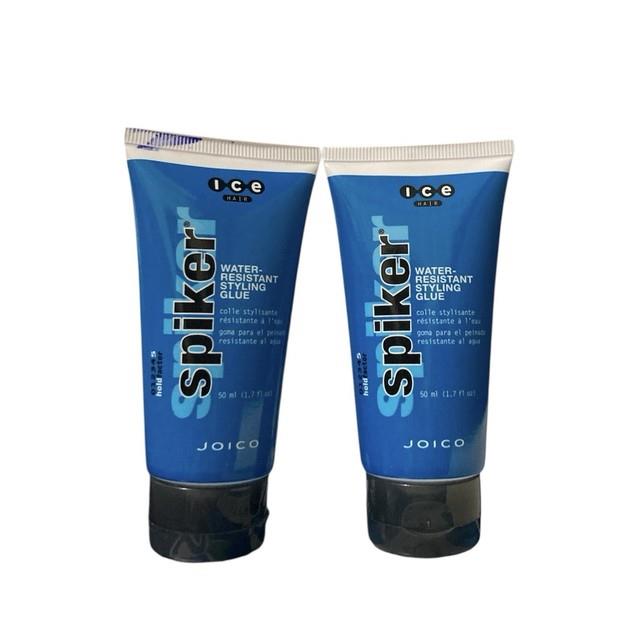 (2) Travel Size Joico Ice Spiker Water Resistant Styling Glue Hair 1.7oz