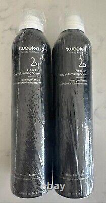 2-Tweak'd By Nature Kauri Beauty Defined 2XL Fiber Lift Dry Spray 8oz SEALED