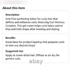 2 x Redken Curvaceous For Spirals Ringlet Shape Perfecting Lotion 6oz
