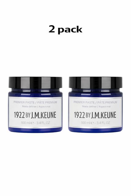 2pcs Hair Modeling Paste 1922 By J. M. Keune Premier Paste 100 Ml / 3.4 Fl. Oz