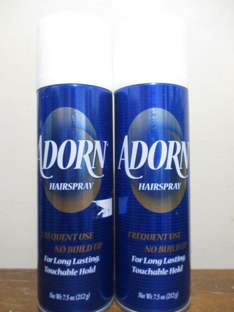 2x Adorn Hairspray Frequent Use 7.5 Oz Spray