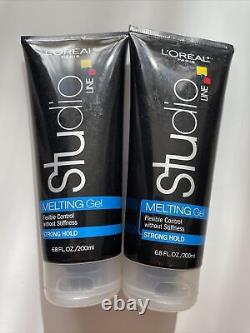 2x Loreal Paris Studio Line Melting Gel Flexible Control Strong Hold 6.8 oz