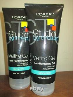 2x Loreal Paris Studio Line Melting Gel Flexible Control Strong Hold 6.8 oz