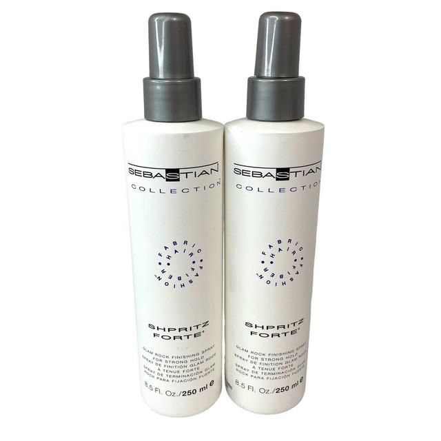 2x Lot Sebastian Shpritz Forte Glam Rock Finishing Spray Strong Hold 8.5oz Htf
